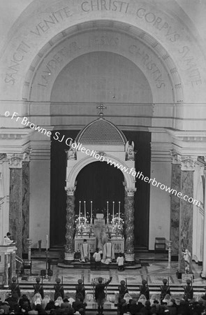 ST PETER & PAULS SANCTUARY & GUARD OF HONOUR DURING HOLY HOUR & BENEDICTION